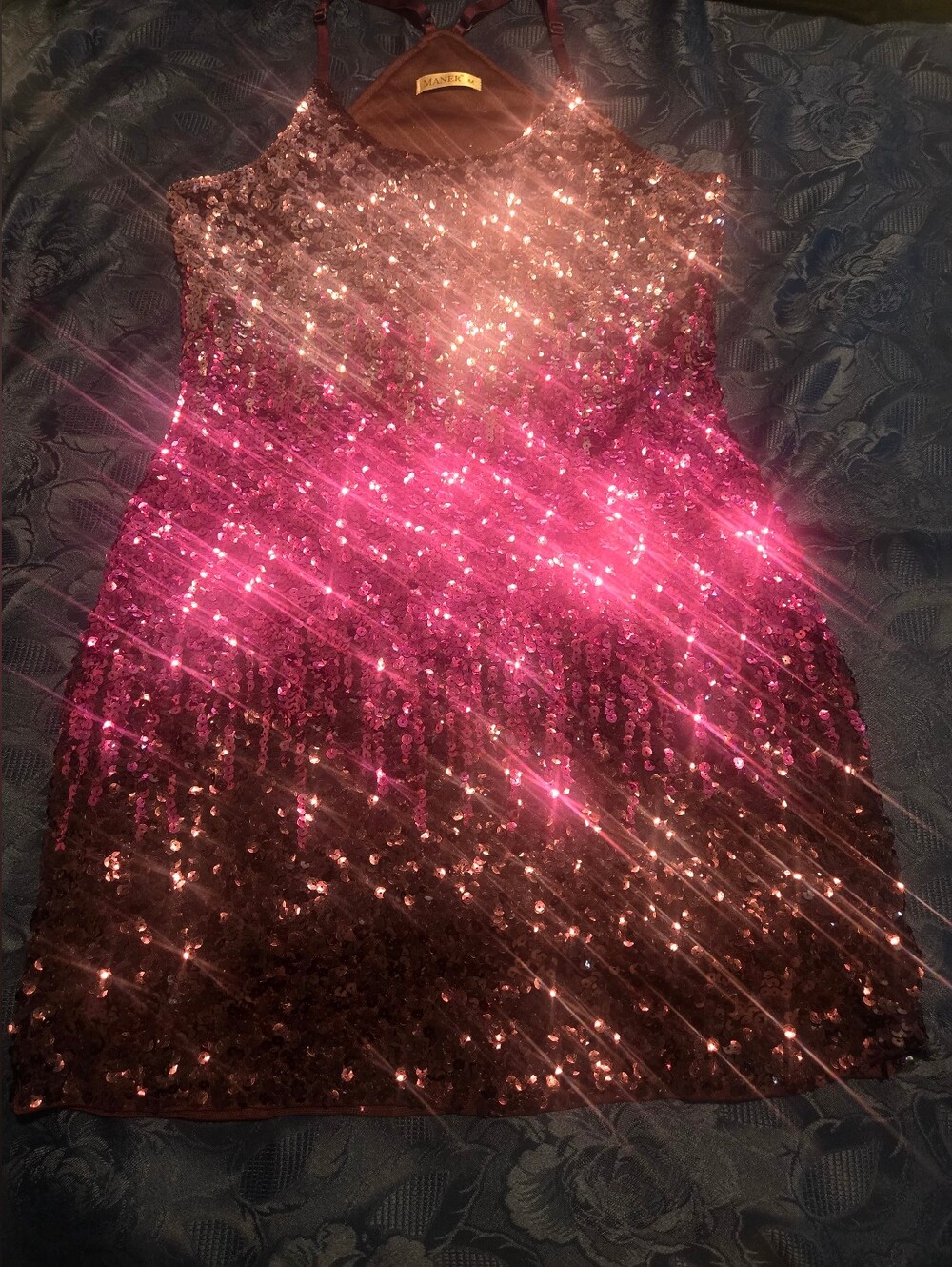 HOCO, Cocktail, Prom, Wedding Party Dress Pink Purple Gradient Design